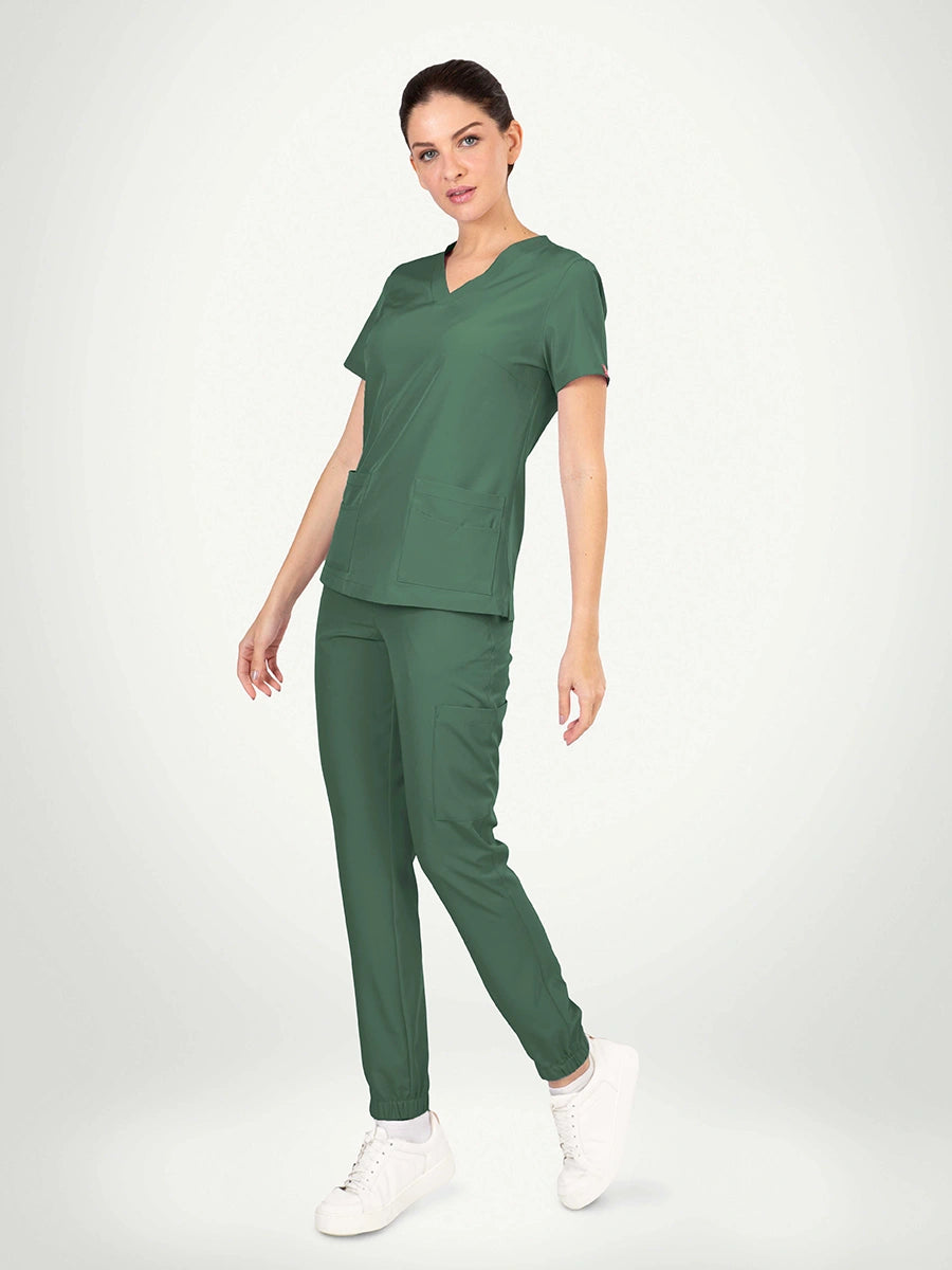 Scrub Médica Antifluido Mujer, Emerald