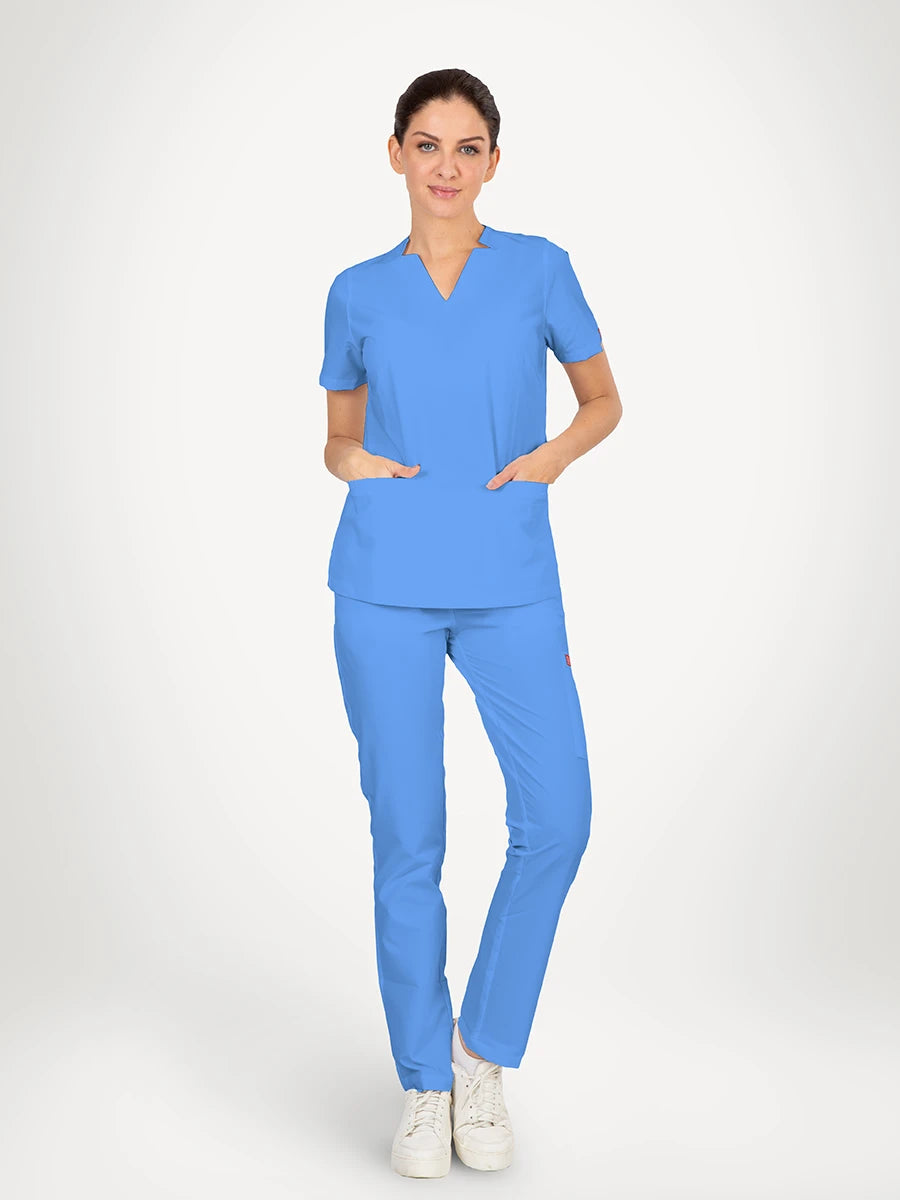 Scrub Médico Antifluido Mujer, Ruby
