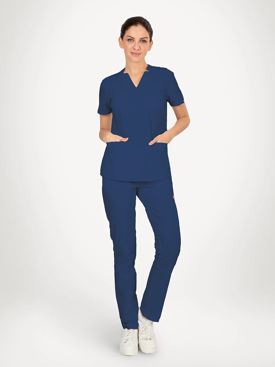 Scrub Médico Antifluido Mujer, Ruby