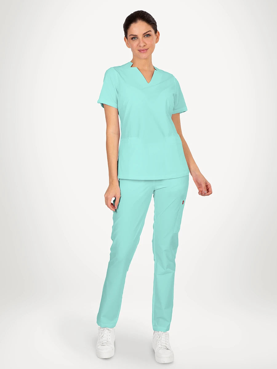 Scrub Médico Antifluido Mujer, Ruby