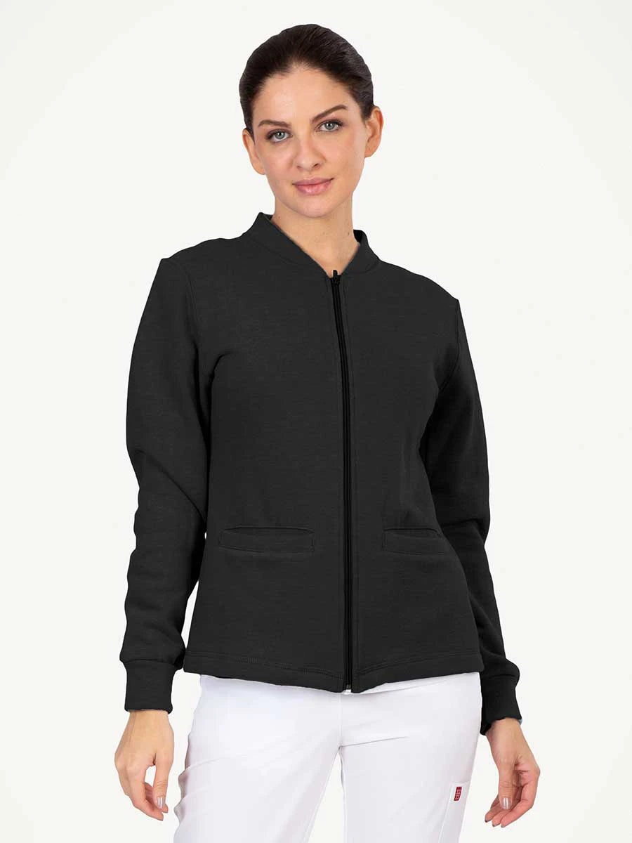 Chamarra Felpa Mujer negro Mod. 2984