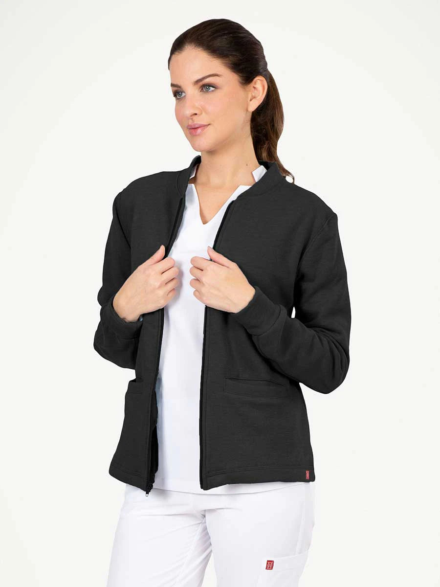 Chamarra Felpa Mujer negro Mod. 2984