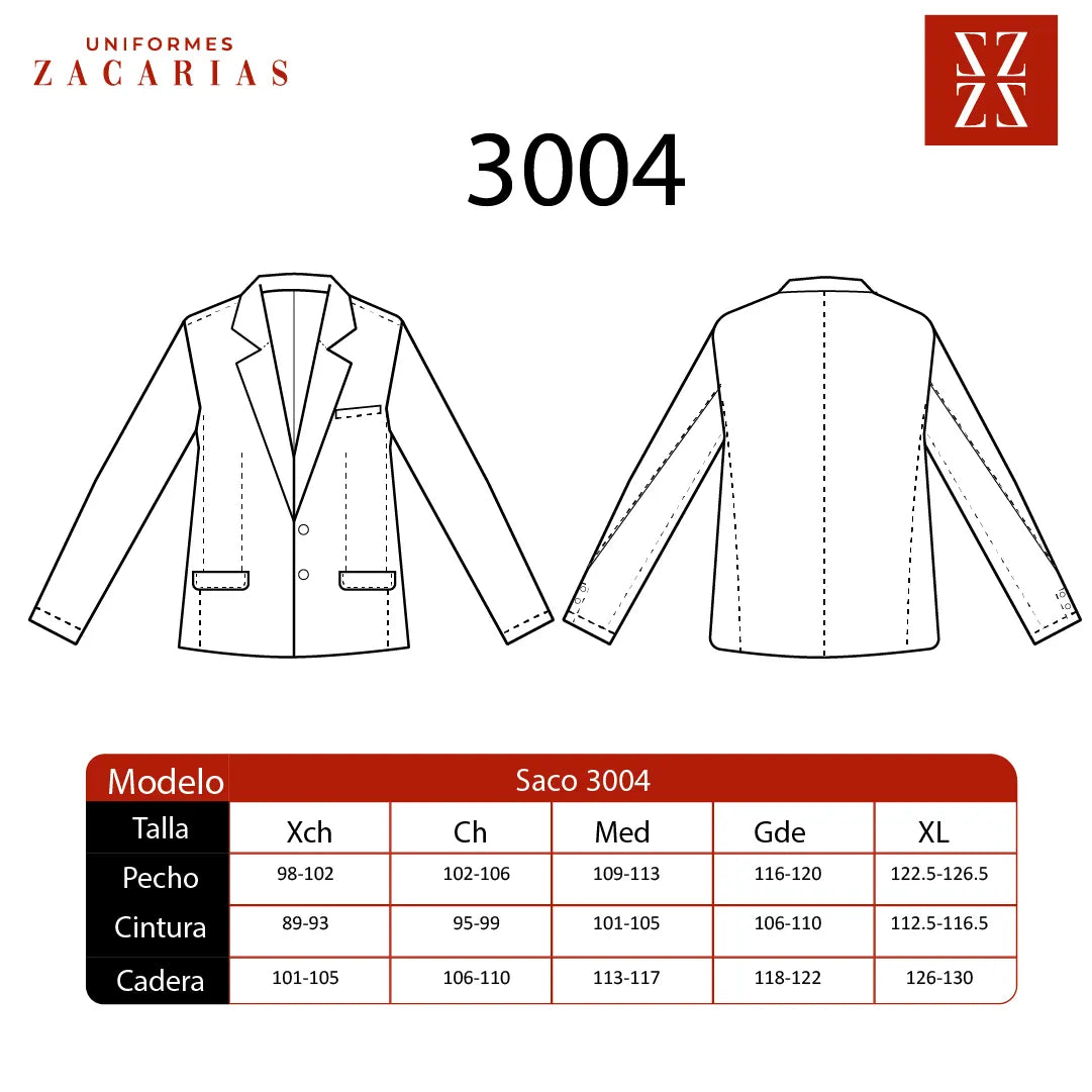 Saco Médico Hombre Mod. 3004