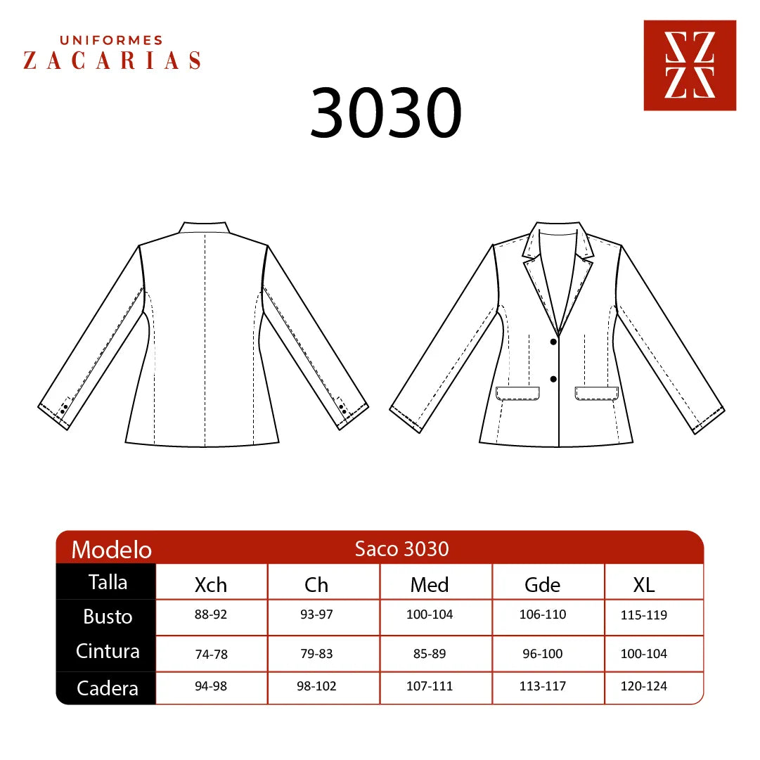Saco Médico Mujer Mod. 3030