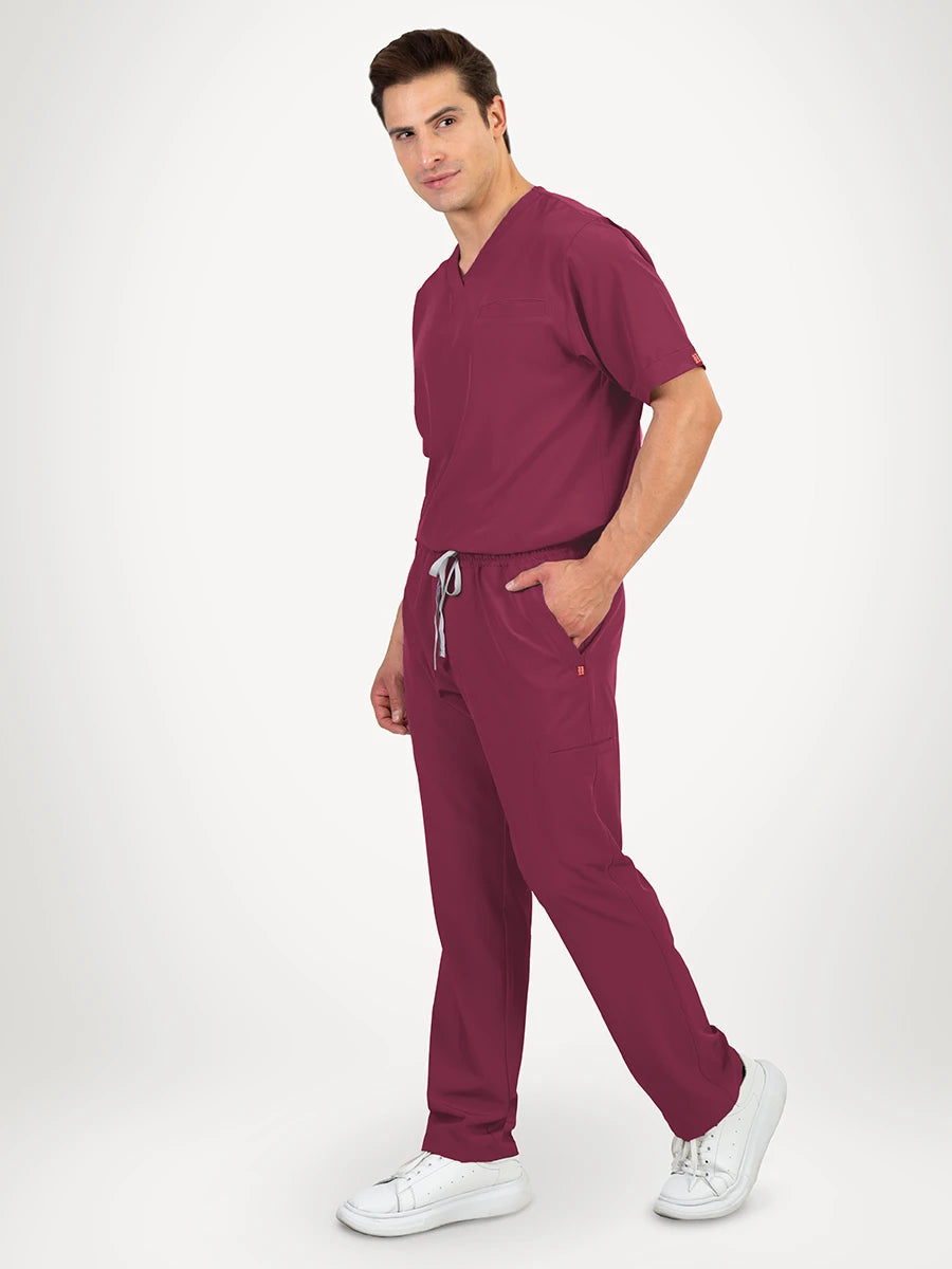 Scrub Onyx Lite Pijama Quirúrgica Vino 3032B