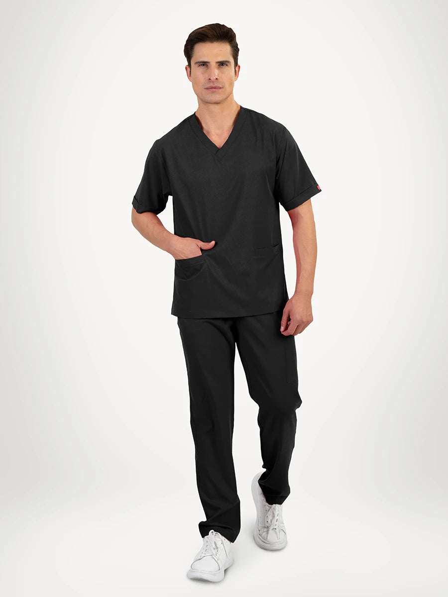 Scrub Médica Antifluido Hombre, Onyx
