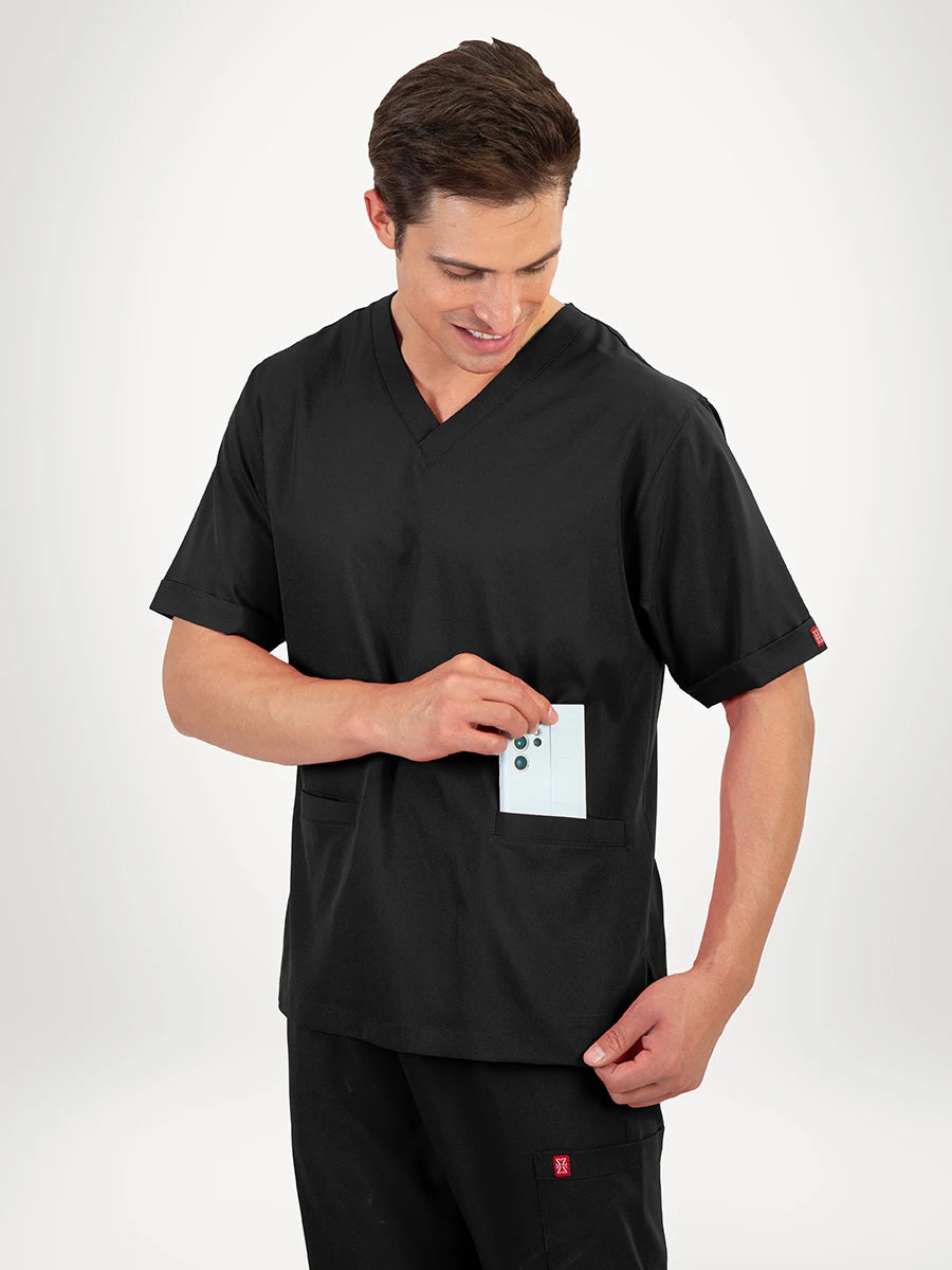 Scrub Onyx Pijama Quirúrgica Negro 3032