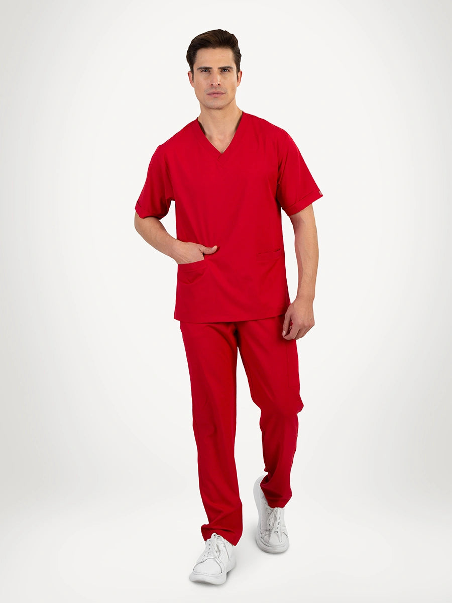 Scrub Onyx Pijama Quirúrgica Rojo 3032