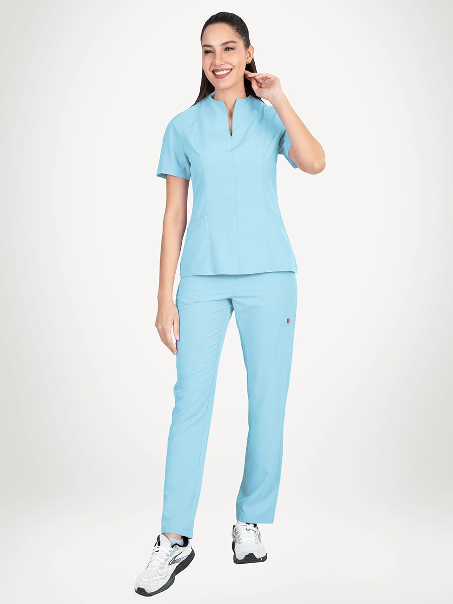 Scrub Médica Antifluido Mujer, Garnet