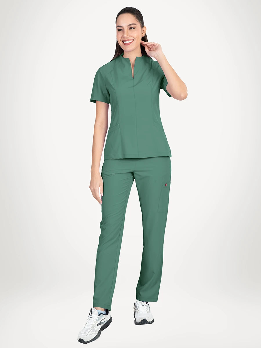 Scrub Médica Antifluido Mujer, Garnet