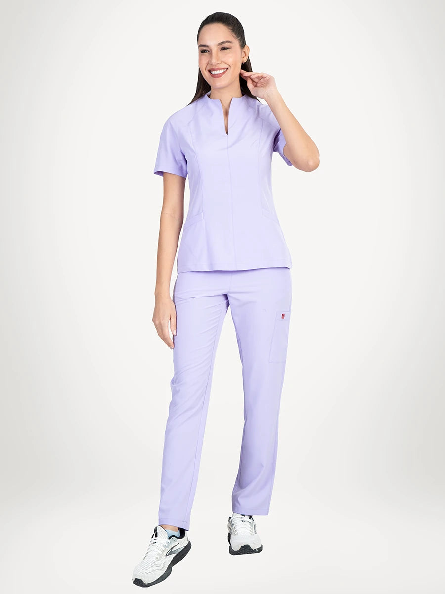 Scrub Médica Antifluido Mujer, Garnet