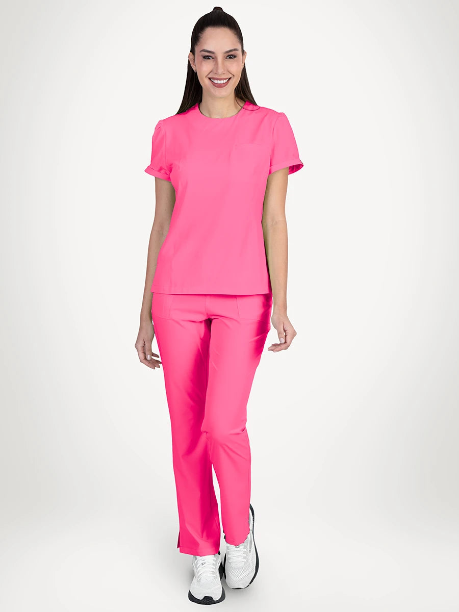 Scrub Médico Antifluido Mujer, Citrine