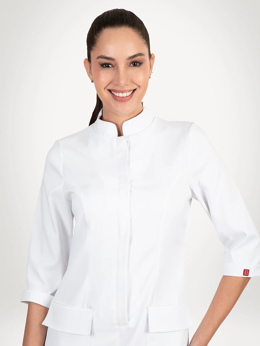 Vestido Médico Enfermería Mujer Manga 3/4