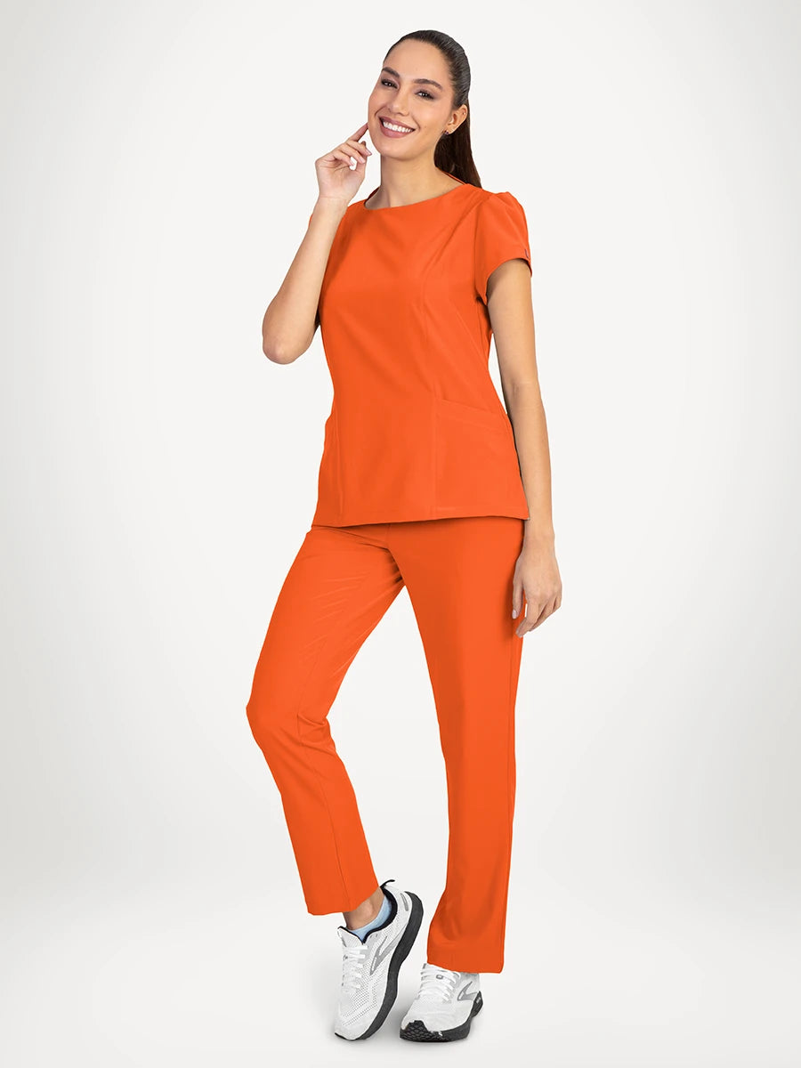 Scrub Médica Antifluido Mujer, Topaz