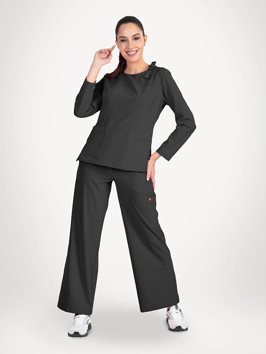 Scrub Médico Antifluido Mujer Manga Larga, Sunstone