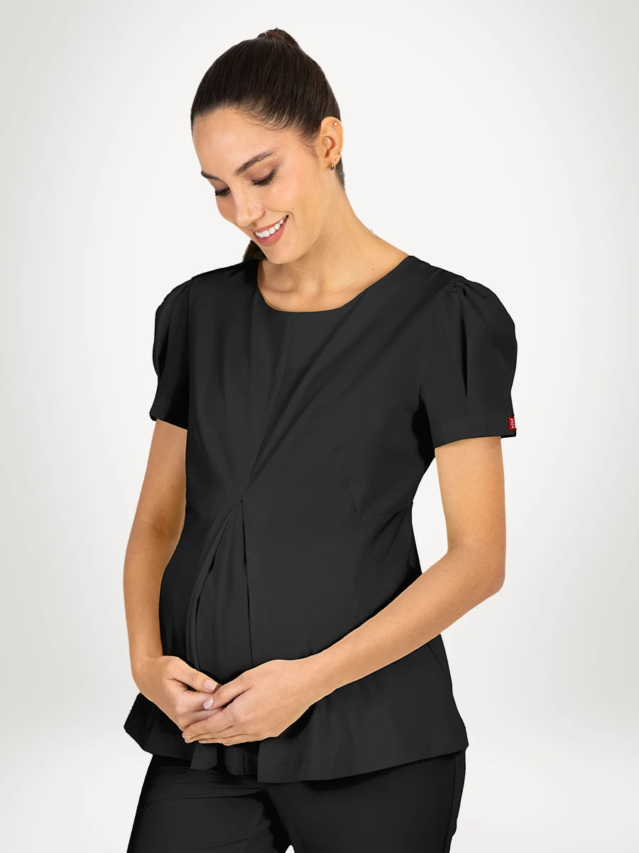 Scrub Rose P. Quirúrgica Maternidad Negro 3200