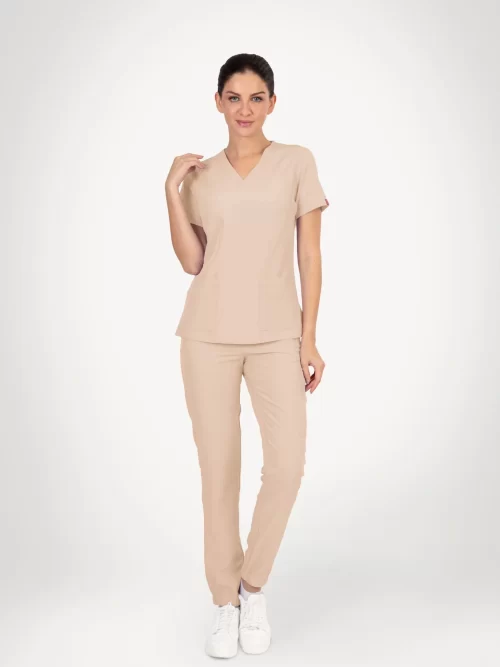 Scrub_Emerald_Mujer_beige_detalle